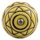 Brown Pattern Etched Ceramic Wine Stopper (Pack Of One Piece)